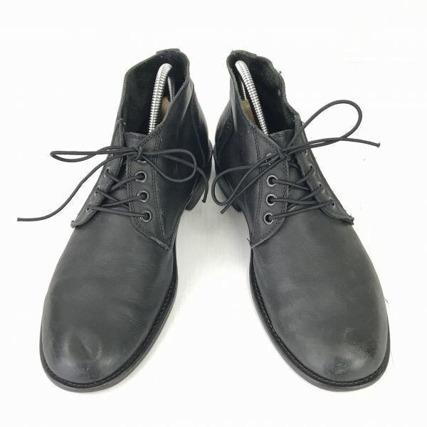 CAMINANDO × Journal Standard Кожаные ботинки чукка Черные 26.0см Рант Goodyear(ИСПОЛЬЗОВАЛ)