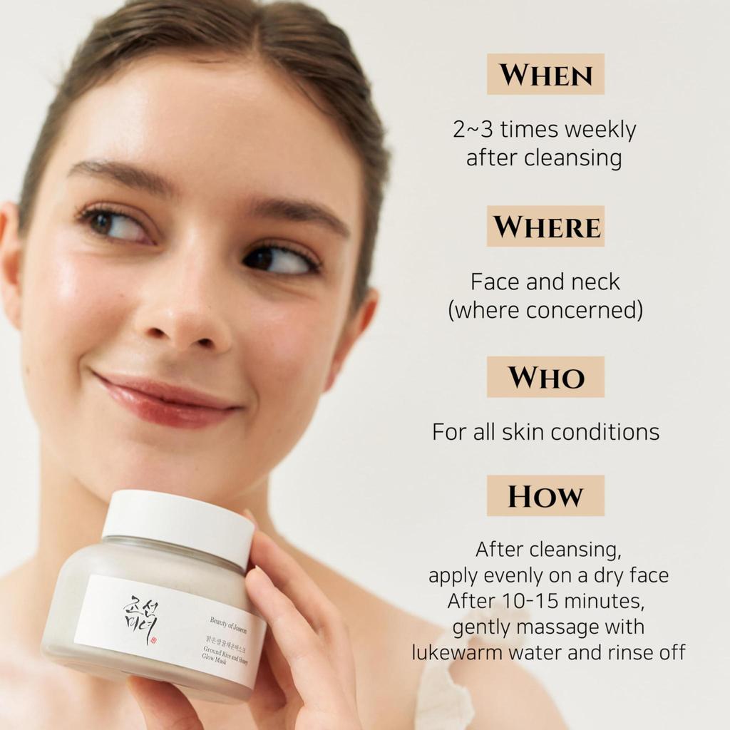 Beauty of Joseon Маска для сияния из молотого риса и меда 150 мл + тоник с рисовым молоком 150 мл