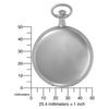 Charles-Hubert, Paris Pocket Watch, Manual Winding, 3576-W, Men's