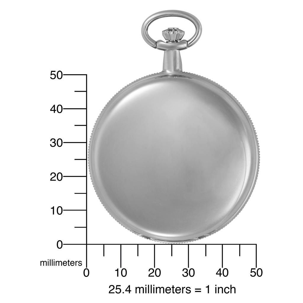 Charles-Hubert, Paris Pocket Watch, Manual Winding, 3576-W, Men's