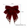 Retro Velvet Bowtie Business Collar Rhinestones Jewelry New Bowknot Necktie  Women and Man