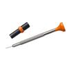 BERGEON Watch Tool Screwdriver, Stainless Steel, 0.5mm Diameter, Orange, BE30081AT050, with Refill Tip, Officially Imported