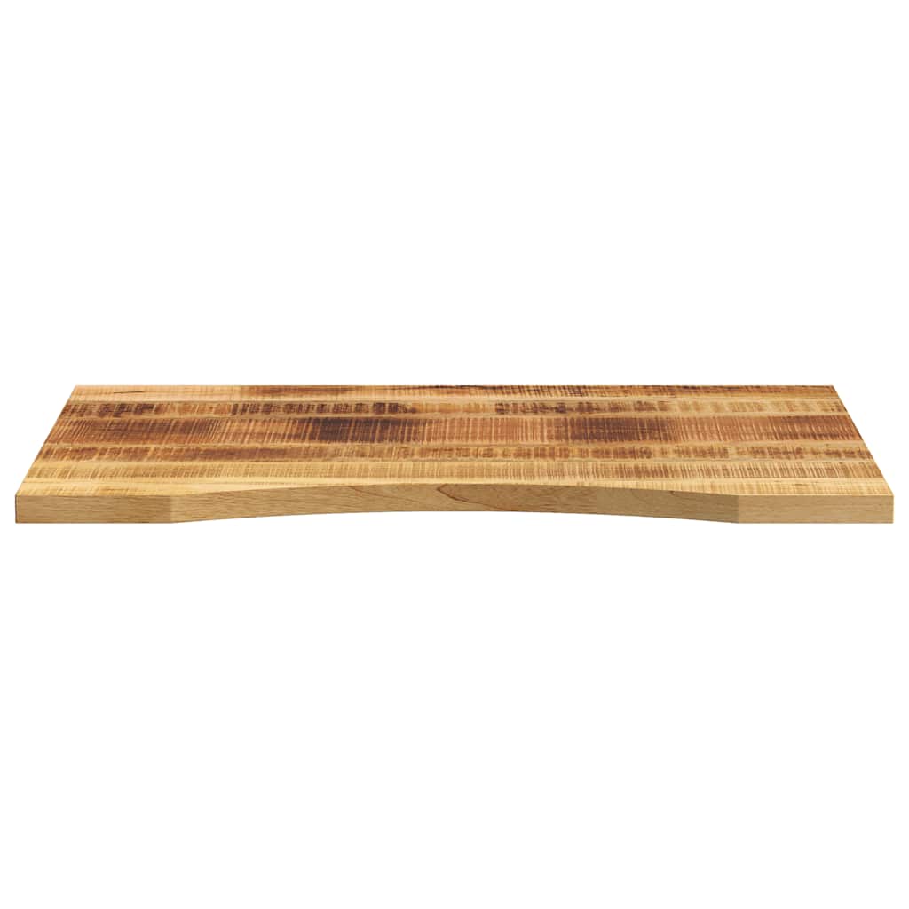 Vidaxl Blat Biurka, Z Wycięciem, 90X50X2,5 Cm, Surowe Drewno Mango