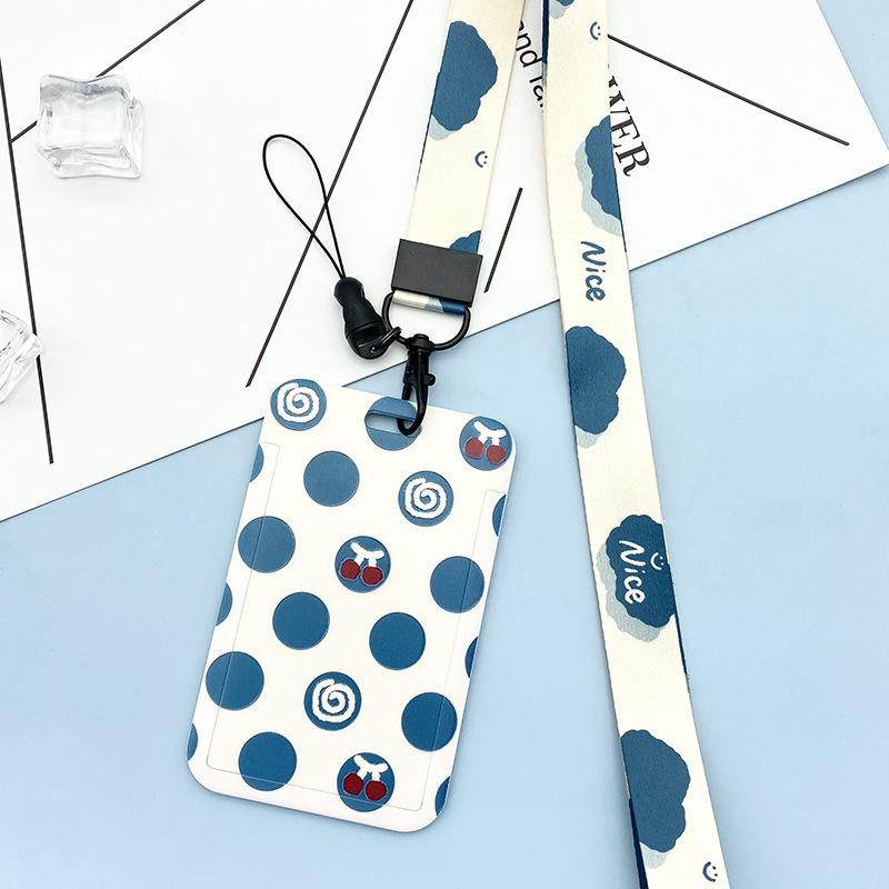 Cartoon Credential Card Holder Bags Doctor Nurse Neck Strap Lanyards Keychain Pass Card Holder Hang Rope Lariat Lanyard Gifts
