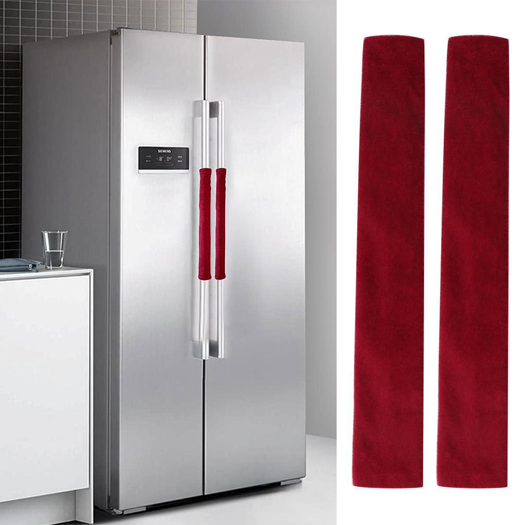 Упаковка из 2 чехлов для ручек дверей холодильников, кухонных приборов, микроволновых печей, перчаток с защитой от отпечатков пальцев, аксессуаров для ресторанов и кафе