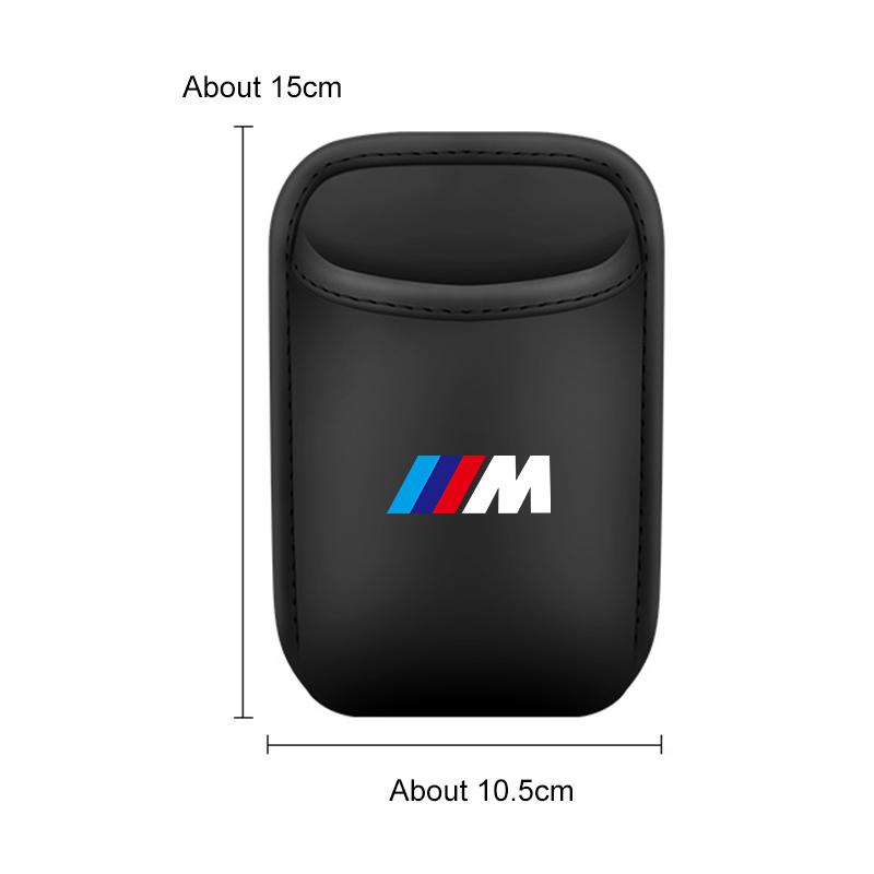 For BMW M E36 E39 E46 E90 E91 F48 F25 F10 F20 F40 X1 X3 X5X6 X7 G01 G02 Leather Car Cup Holder Seat Back/Door Drinks Storage Box YELHQ1