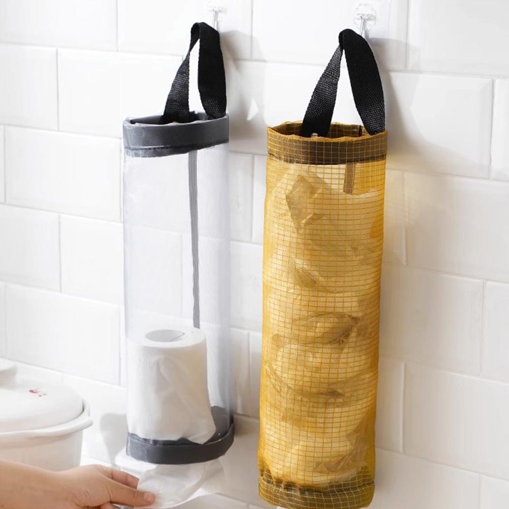 Упорядоченное расположение Держатель для мусорных пакетов Управление беспорядком на кухне 29,5*13 см Держатель для мусорных пакетов с легким доступом Контейнеры