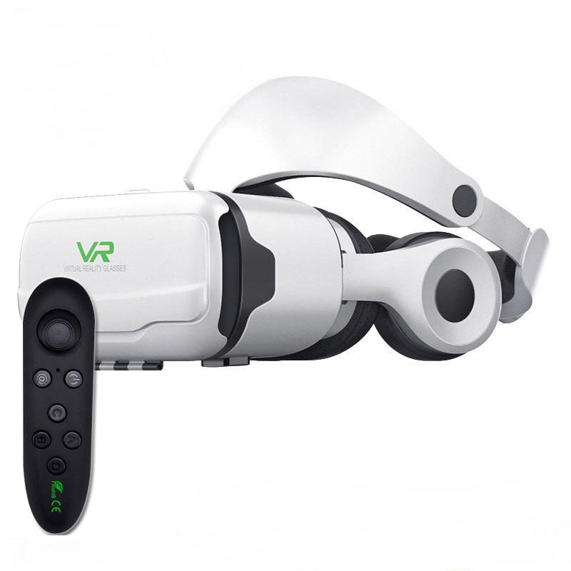 Powerful Anti Blue Light Vr Virtual Reality 3d Glasses Stereo Detachable Headset Pu Breathable Helmet For Ios Android Smartphone