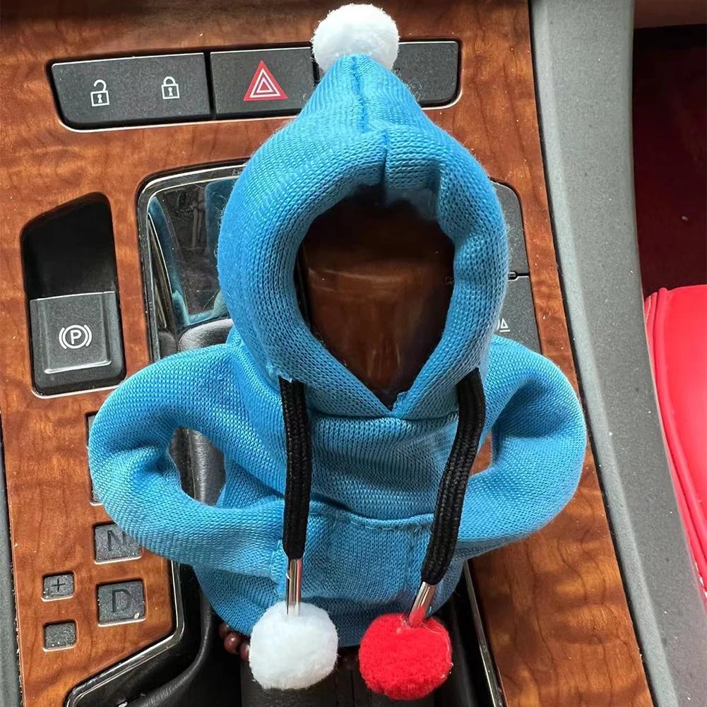 Толстовка с капюшоном автомобильный чехол для рычага переключения передач модный рычаг переключения передач милый мультяшный рычаг переключения передач декоративный чехол для толстовки автомобильный интерьер