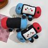 Игровые консоли Плюшевая игрушка Брелок Мультяшная Мягкая Набивная Кукла Подвеска Кольцо для ключей автомобиля Декор для сумки/рюкзака Детский подарок