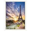 Mini-size Jigsaw Puzzle While Looking At the Eiffel Tower PKMI1000-3604, Mixed Colors, 1000 Pieces Jigsaw Puzzle, Childrens Games, Educational Toys