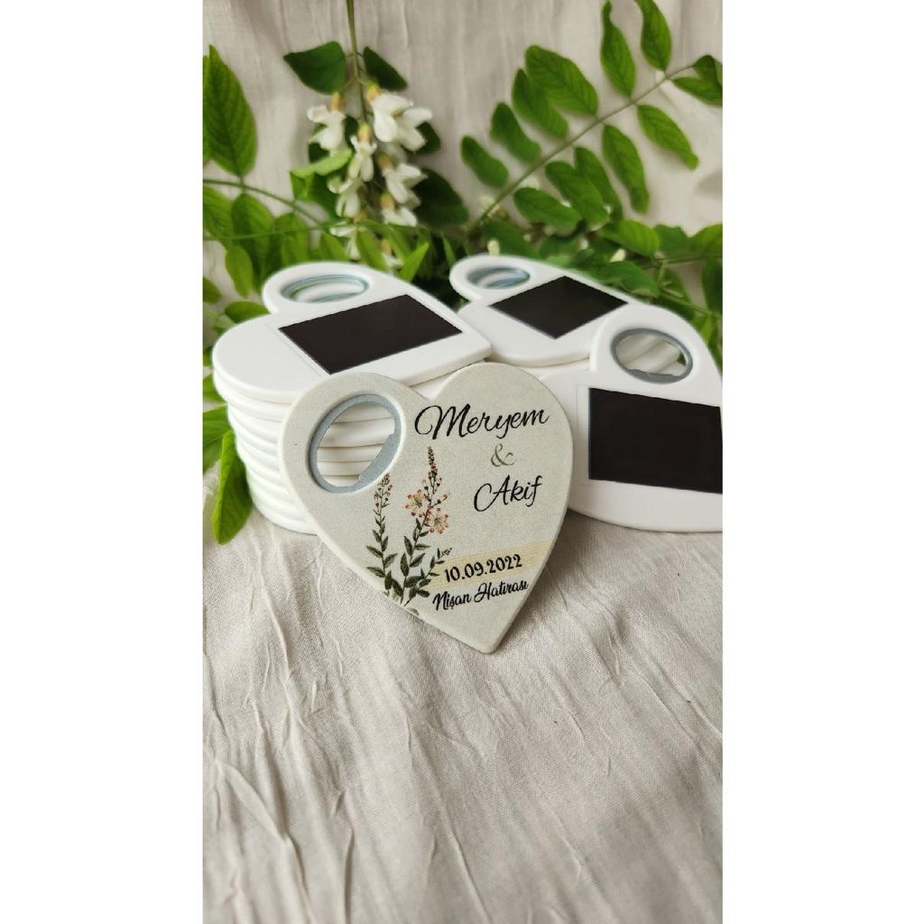 10 штук Магнит в форме сердца Сувенир на помолвку Хна Свадебный подарок для гостей