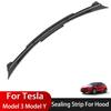 For Tesla Model 3 Y Front Waterproof Chassis Cover Water Strip Air Inlet Protective Cover Modification Accessories