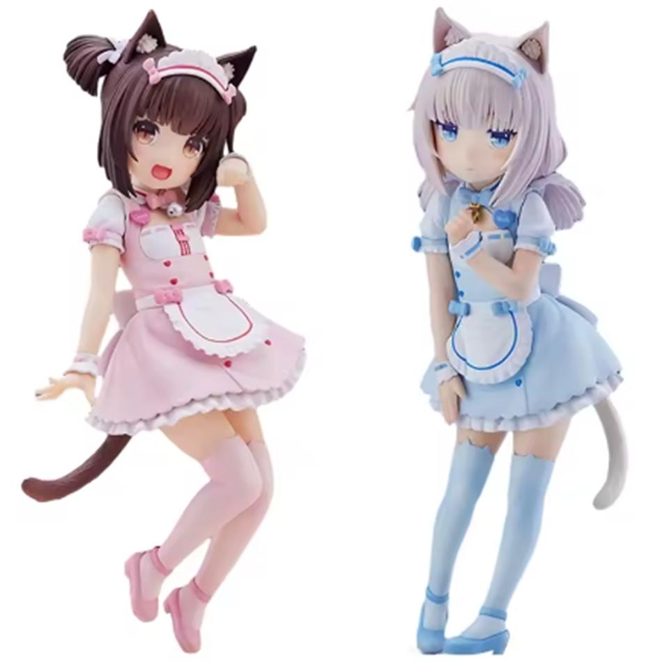 Новая Аниме Фигурка Кошка-Горничная NEKOPARA Шоколад Ваниль Милый Красивый Модель в Стиле Кошки ПВХ Статичная Детские Игрушки Коллекционные Подарки