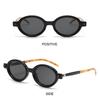 Hip Hop Round Frame Sun Glasses Literary Men's Shades Small Oval Sunglasses  for Women & Men