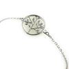 [L0465] - Silver Bracelet 'Tree of Life'