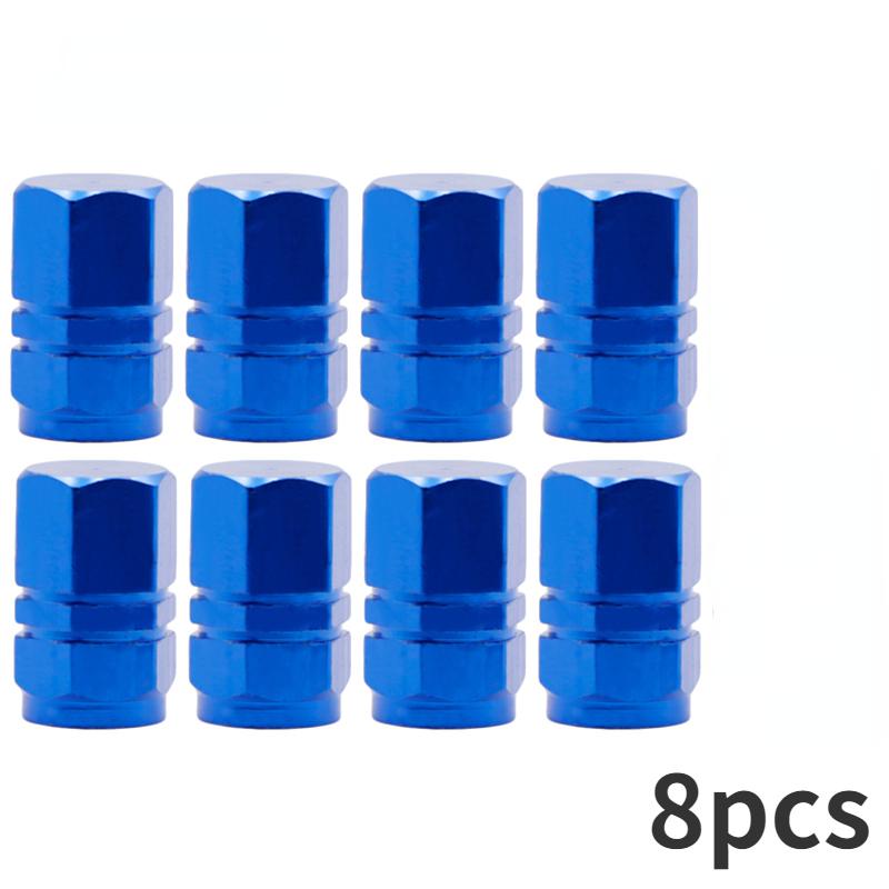 8/4 шт. Колпачки вентилей автомобильных колес и шин из алюминиевого сплава, колпачки вентилей автомобильных шин, колпачки штока, воздушные колпачки, герметичные крышки, автоаксессуары для мотоциклов