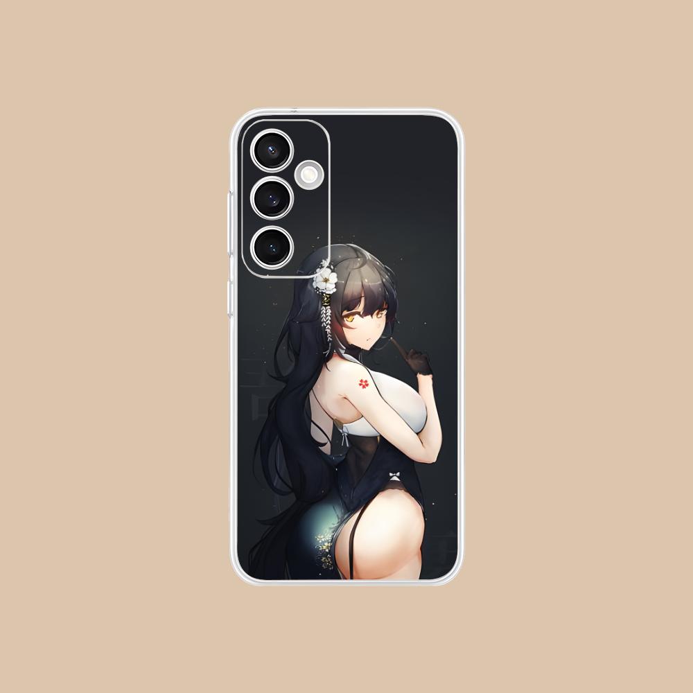 Чехол для мобильного телефона Azur Lane Azuma для Samsung Galaxy S25 S24 S23 S22 S21Plus FE Ultra Clear Colour Защитный смартфон Роскошный