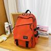 Capacity Simple Big Backpack With Letter Print Design And Waterresistant Fabric