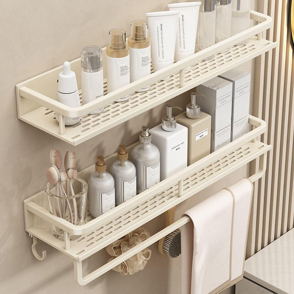 Настенная подвесная тарелка для ванной комнаты Перфорированная/Бесперфораторная вешалка для полотенец Аксессуары для ванной комнаты