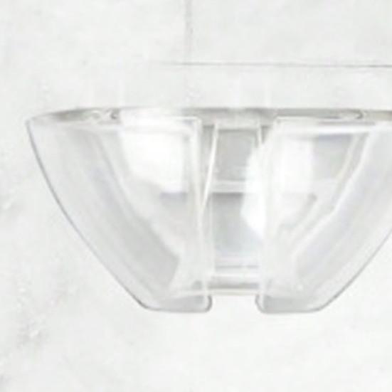 Настенный держатель для бокалов для вина, простой в использовании, защищенный от разливов дизайн, бесследный клей, стильный органайзер для ванной комнаты для чашек с красным вином