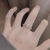 Women's Open Zircon Index Ring – Light Luxury, Versatile & Adjustable