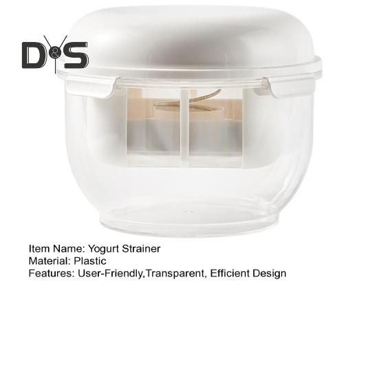 Фильтр для йогурта большой емкости, фильтр для йогурта, сито для молока, мелкоячеистое сито для риса, чая, сока, сито для еды, йогурт за 15-20 часов, прозрачный контейнер