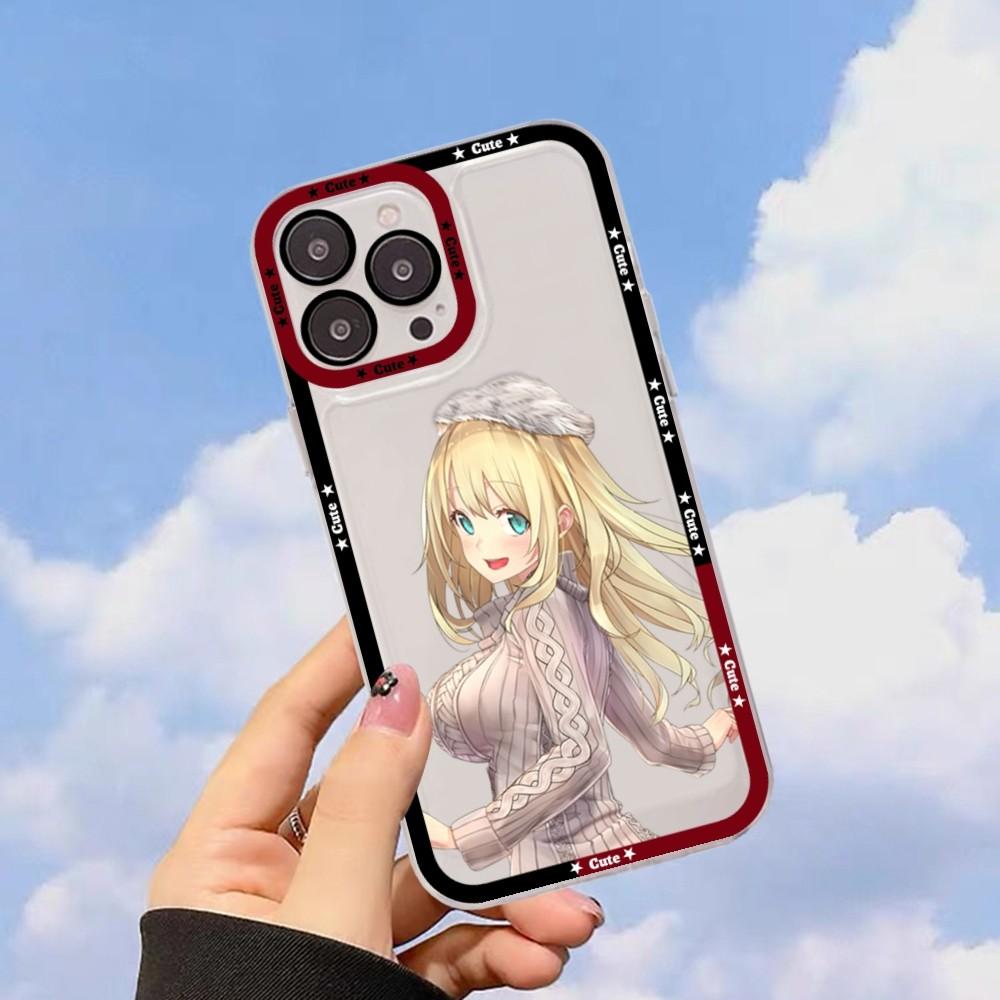 Чехол для телефона Date A Live Tokisaki Kurumi для iPhone 13 14 Pro Max XS XR 12 11 Pro 13 Mini 6 7 8 Plus, мягкая прозрачная задняя крышка