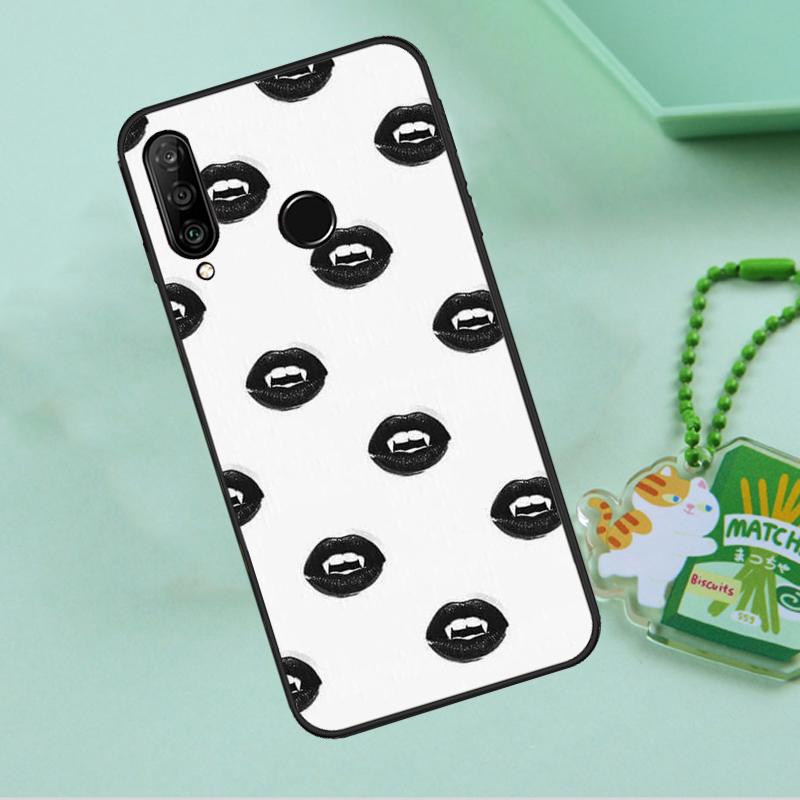 Сексуальные губы вампира для Huawei Nova 10 9 SE 5T 12s 12i 11i Y91 Y90 Y60 Y70 Y72 Y61 P20 P40 P30 Lite P60 Pro Чехол