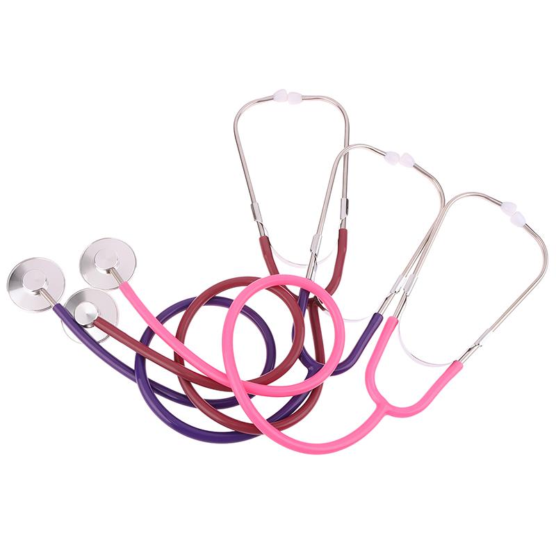 Portable Double Head Stethoscope Professional Cardiology Stethoscope Doctor Medical Equipment Student Vet Nurse Medical Device
