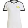 Футболка Originals Cali Tee Slim Fit Striped Sports Short Sleeve Regular T Shirt Women Tops Cloud-White JD3591