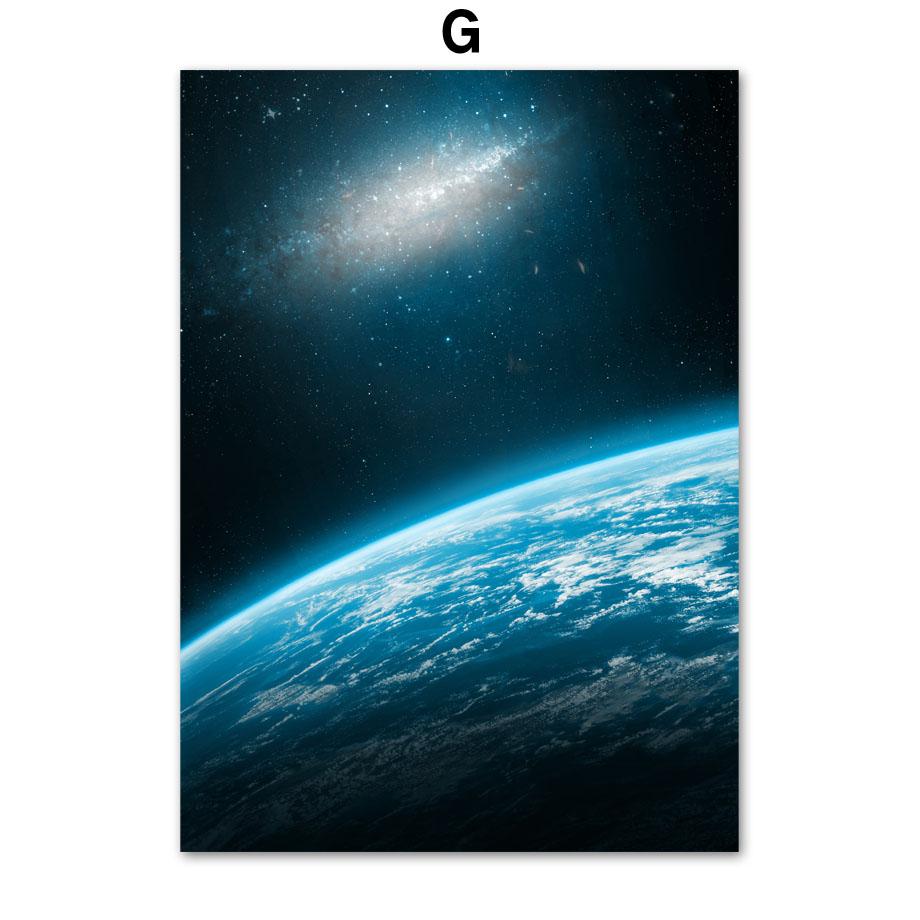 Space X Астронавт Ракета Луна Космическая станция настенные художественные принты холст картины плакат на скандинавскую тему настенные панно для декора гостиной