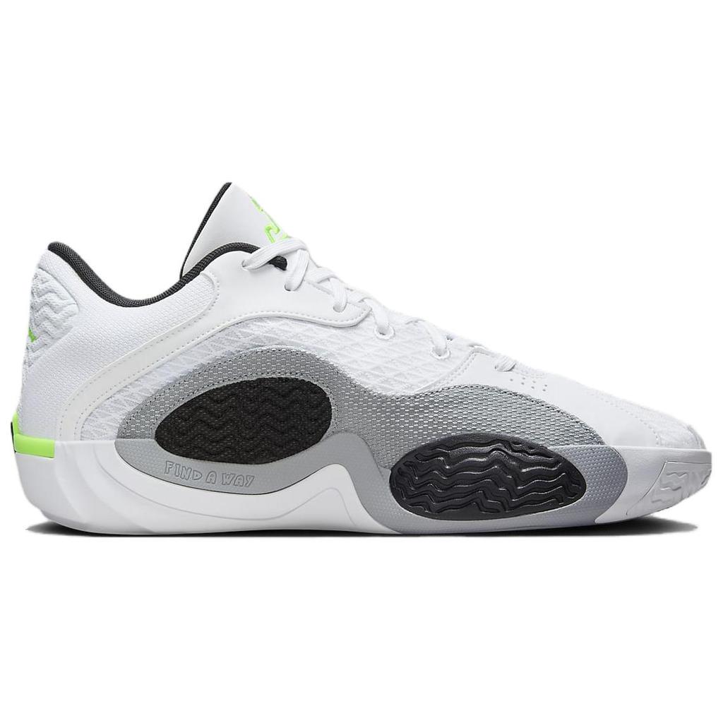 Air Jordan Tatum 2 PF Neon Мужские Кроссовки Белый Черный Волчий Серый FJ6458-100