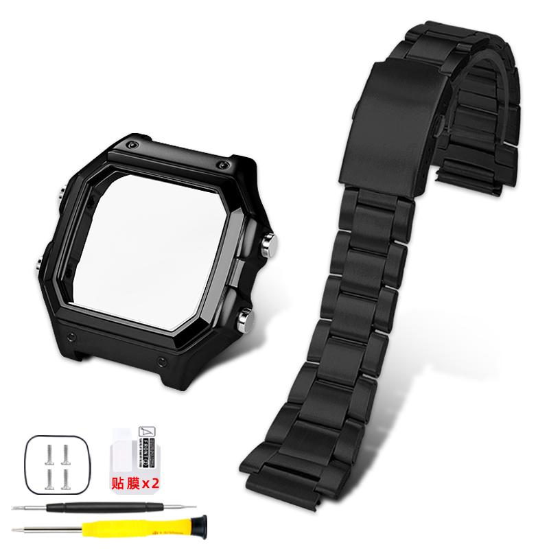 Корпус AE1200 с безелем из нержавеющей стали, ремешок для Casio G-Shock 3299 AE-1200WH AE-1300, модифицированный металлический корпус, браслет, комплект с зеркальным стеклом