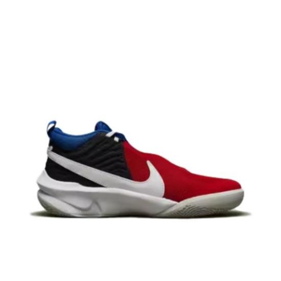 Nike Team Hustle D 10 Cushioning, Wear Resistant Mid Top Childrens Basketball