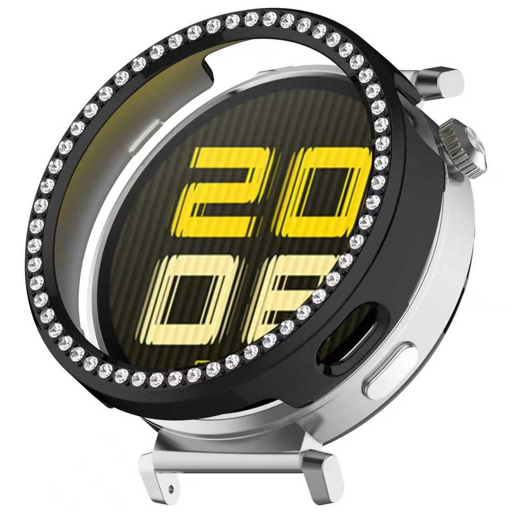 PC Hollow Case Frame for Huawei Watch GT6 41mm  Diamond Crystal Bumper Protector for GT5 41mm Shell Accessorie