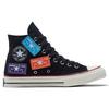 Converse 1970s Chuck 70 Comfortable Versatile High-Top Canvas Shoes Unisex Sneakers Black 169844C