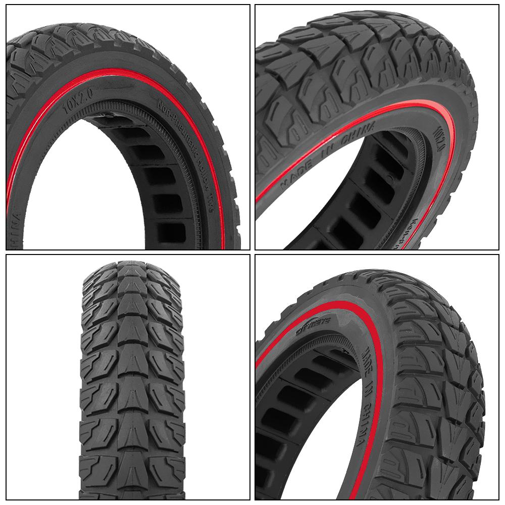 Электрический самокат 10 дюймов 10x2.0 шина для Xiaomi M365 1 S Pro Pro 2 E-Scooter резиновая сплошная шина амортизирующая нескользящая шина аксессуар