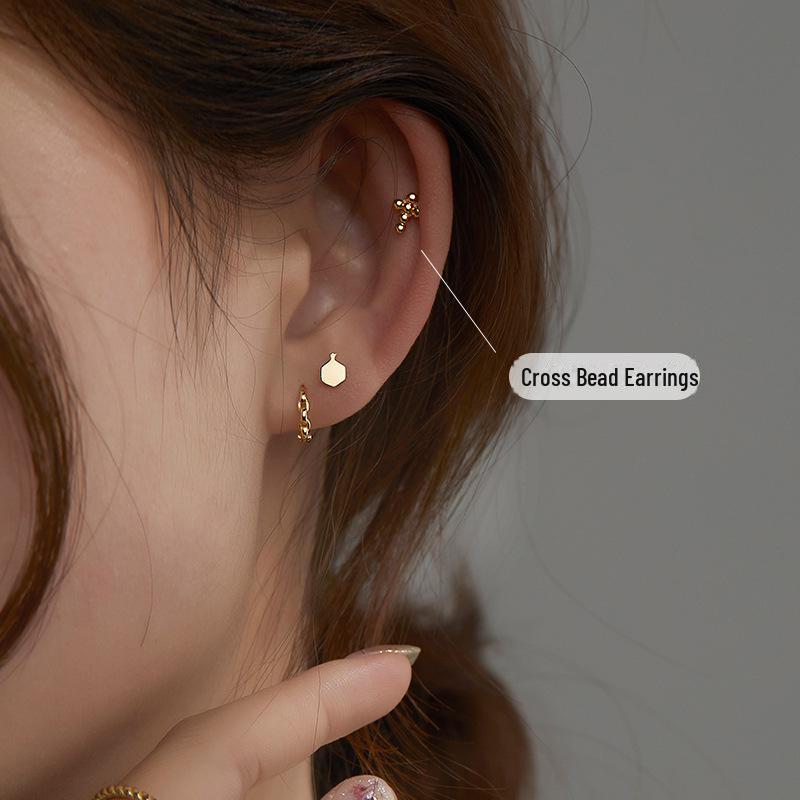 New 2020 Internet Celebrity Style: 925 Sterling Silver Earrings for Women - Simple, All-Match, Cold Style