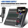 8-канальный USB Bluetooth DJ-консольный микшер со звуковой картой для микрофона