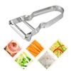 Kitchen Peeler Stainless Steel Peeler U Shape Ergonomic Handle Fruit Peeler Vegetable Peeler for Kitchen Silver Vegetable Peeler