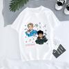 Heartstopper футболка мужская летняя футболка ТВ-шоу Ник и Чарли романтическая рубашка с рисунком Harajuku топы унисекс аниме футболка мужская