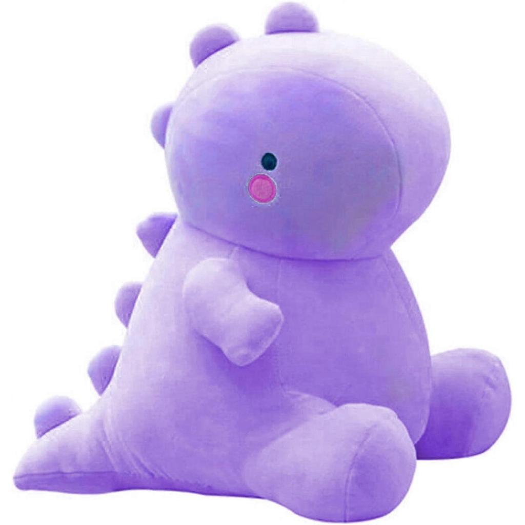Cute Dinosaur Plush Toys, Fat Dinosaur Stuffed Animals Toys Dolls, Soft Plush Stuffed Animal Dino Plushie, Birthday Gifts Purple 12 inch
