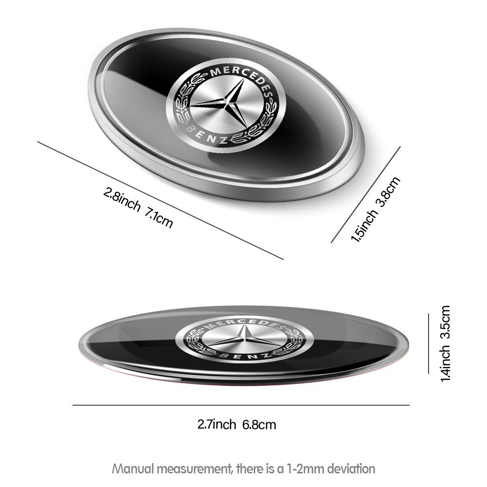 MITV3 Car Door Side Aluminum Emblem Rearview Mirror Trunk Stickers For Mercedes Benz AMG W212 W204 W211 W213 W210 W124 C180 C200 C300