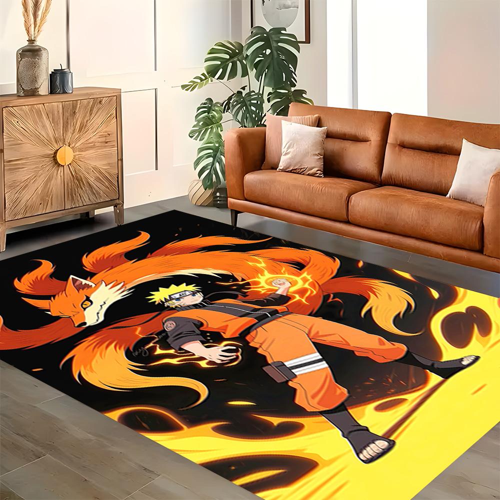 Naruto's Fire Mode for Living Room, Bedroom rug, Study Room, Hallway Decoration, Perfect for Home Decoration or Holiday Gifts