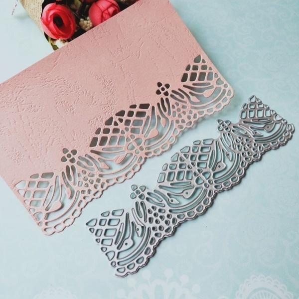 Lace Metal Stencil Metal Cutting Dies for DIY Frame Album Paper Card Scrapbooking Paper Card Craft Embossing Dies