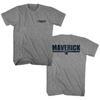 Футболка для взрослых Top Gun Maverick Графитовый меланж