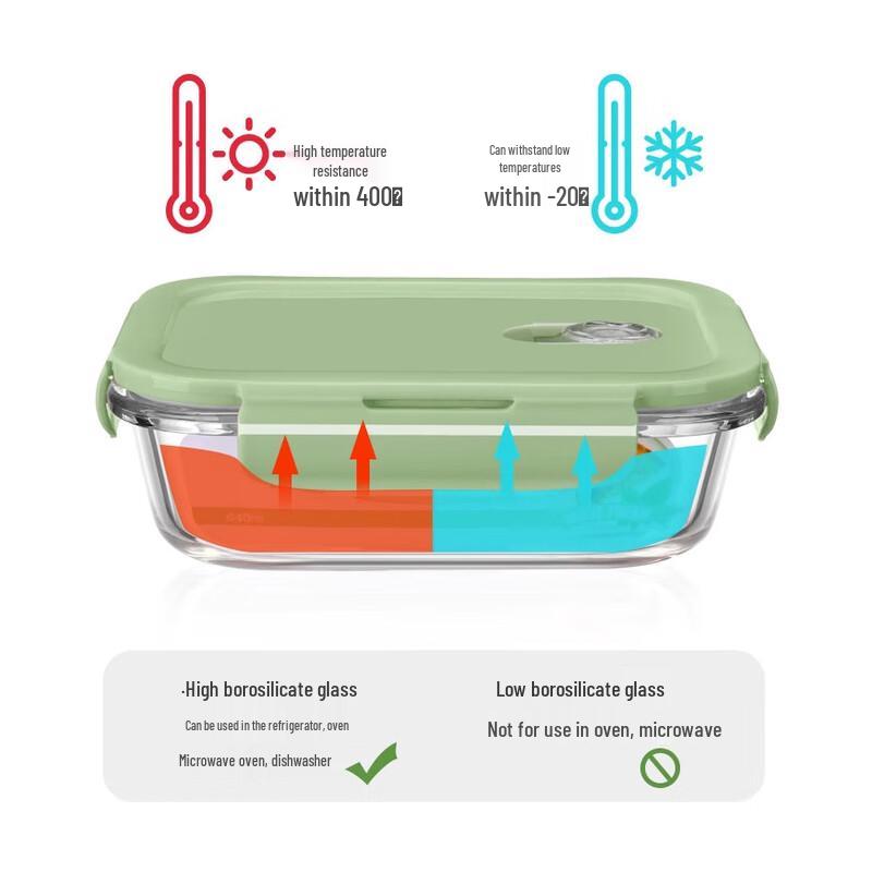 EWIGER STERN Borosilicate Glass Food Container