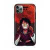 W-31 One Piece Luffy Soft Black Case for iPhone 11 12 13 14 15 6 7 8 X XS Pro Max XR Samsung  S21 S22 S23 S24 FE Ultra S8 Plus