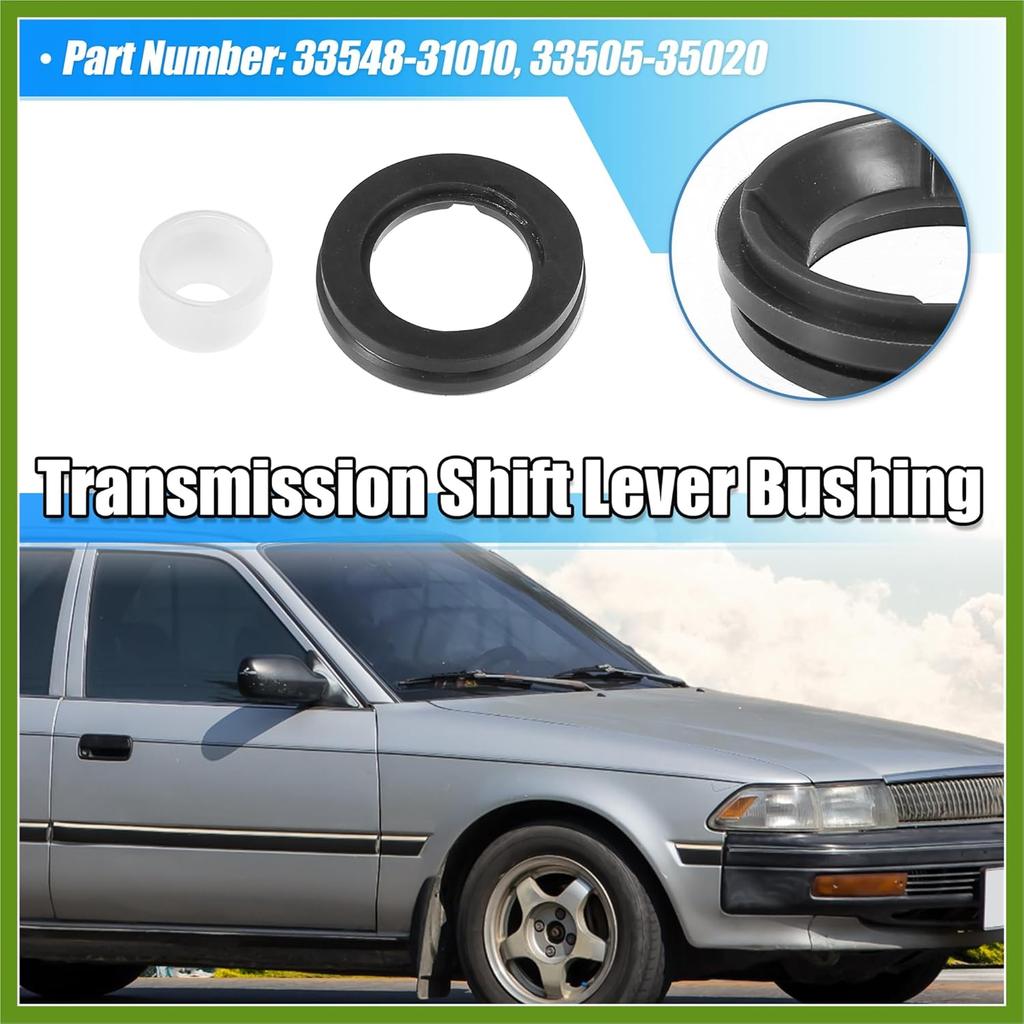 1 Set Manual Transmission Shift Lever Bushing for Toyota 4Runner 1984-2001 for Toyota Tacoma 1995-2004 No.33505-35020 Rubber White Black Green